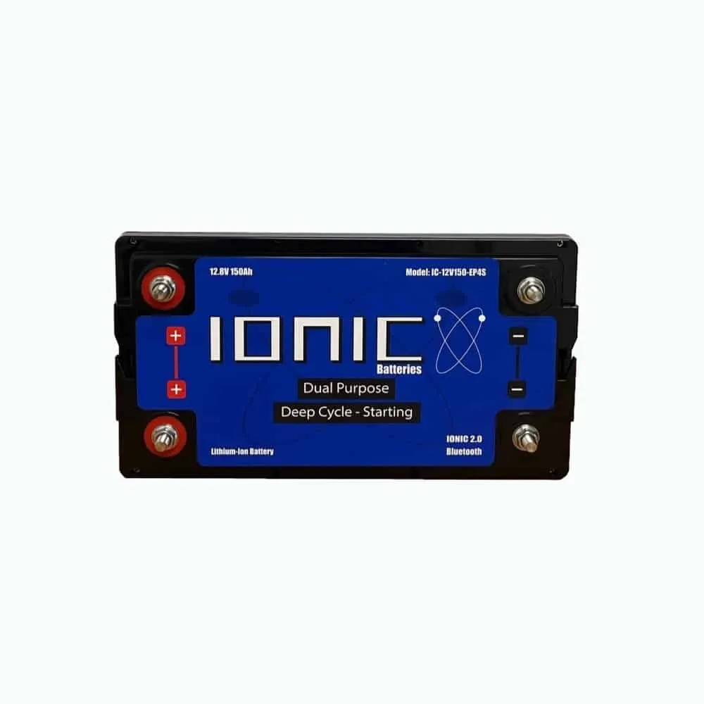 Ionic Lithium 12V 150Ah | Dual Purpose Starter Battery 1600 CA + LiFePO4 Deep Cycle - Image 4