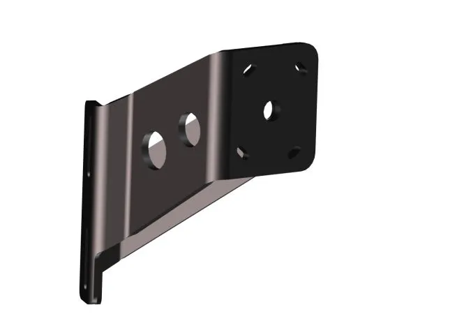 Power-Pole Braced Kit S-5-6 Starboard Adapter Black